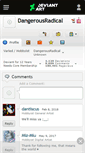 Mobile Screenshot of dangerousradical.deviantart.com