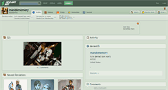 Desktop Screenshot of mandomemory.deviantart.com