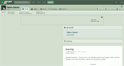 Desktop Screenshot of fallen-gamer.deviantart.com