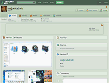 Tablet Screenshot of majoratatnctr.deviantart.com