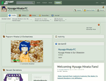 Tablet Screenshot of hyuuga-hinata-fc.deviantart.com