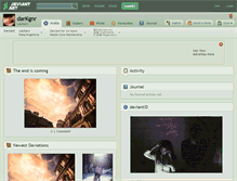 Tablet Screenshot of darkgnr.deviantart.com