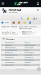 Mobile Screenshot of chris1248.deviantart.com