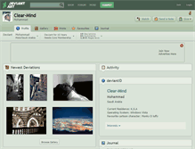 Tablet Screenshot of clear-mind.deviantart.com