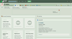 Desktop Screenshot of dj-matikz.deviantart.com