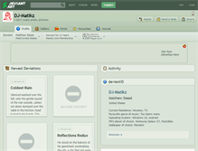 Tablet Screenshot of dj-matikz.deviantart.com