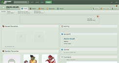 Desktop Screenshot of macko-okcam.deviantart.com
