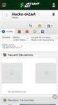 Mobile Screenshot of macko-okcam.deviantart.com