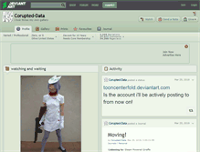Tablet Screenshot of corupted-data.deviantart.com