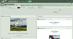 Desktop Screenshot of magicwindsstables.deviantart.com