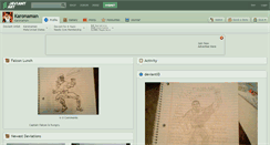Desktop Screenshot of karonaman.deviantart.com