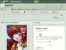 Tablet Screenshot of burgerbecky.deviantart.com