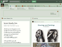 Tablet Screenshot of d-x-4.deviantart.com