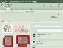 Tablet Screenshot of immaclaus.deviantart.com