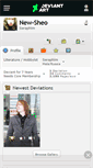 Mobile Screenshot of new-sheo.deviantart.com