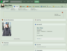 Tablet Screenshot of new-sheo.deviantart.com