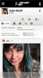 Mobile Screenshot of juju-stock.deviantart.com