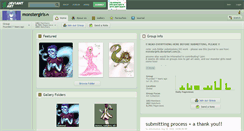 Desktop Screenshot of monstergirls.deviantart.com