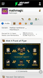 Mobile Screenshot of mathmagic.deviantart.com