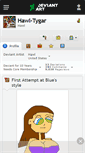 Mobile Screenshot of hawl-tygar.deviantart.com