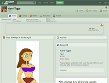 Tablet Screenshot of hawl-tygar.deviantart.com