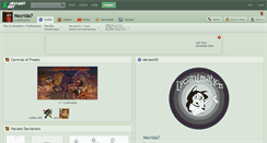 Desktop Screenshot of necrida7.deviantart.com