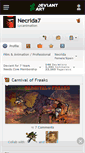 Mobile Screenshot of necrida7.deviantart.com