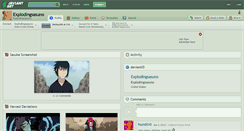 Desktop Screenshot of explodingsasuno.deviantart.com