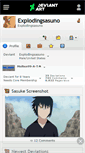 Mobile Screenshot of explodingsasuno.deviantart.com
