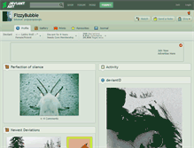 Tablet Screenshot of fizzybubble.deviantart.com