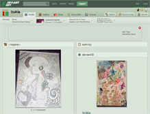 Tablet Screenshot of izukia.deviantart.com