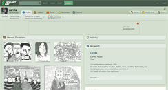 Desktop Screenshot of carola.deviantart.com