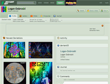 Tablet Screenshot of logan-dobroski.deviantart.com