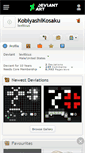 Mobile Screenshot of kobiyashikosaku.deviantart.com