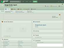 Tablet Screenshot of norge-erotic-sport.deviantart.com