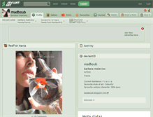 Tablet Screenshot of madboub.deviantart.com