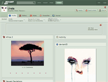 Tablet Screenshot of livala.deviantart.com