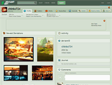 Tablet Screenshot of chinko724.deviantart.com