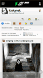 Mobile Screenshot of klokanek.deviantart.com