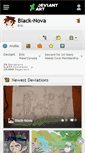 Mobile Screenshot of black-nova.deviantart.com