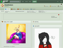 Tablet Screenshot of kieskikokoro.deviantart.com