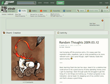 Tablet Screenshot of elindir.deviantart.com