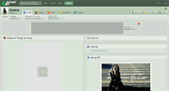 Desktop Screenshot of gislaine.deviantart.com