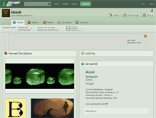 Tablet Screenshot of musok.deviantart.com