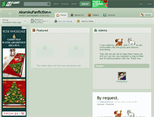 Tablet Screenshot of akurokufanfiction.deviantart.com