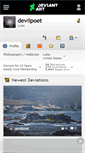 Mobile Screenshot of devilpoet.deviantart.com