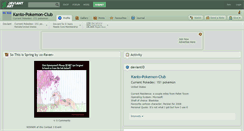 Desktop Screenshot of kanto-pokemon-club.deviantart.com