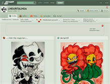 Tablet Screenshot of linduritalinda.deviantart.com