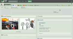 Desktop Screenshot of apocalypse-r.deviantart.com