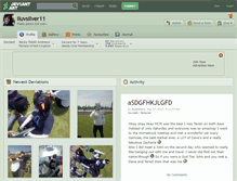Tablet Screenshot of iluvsilver11.deviantart.com